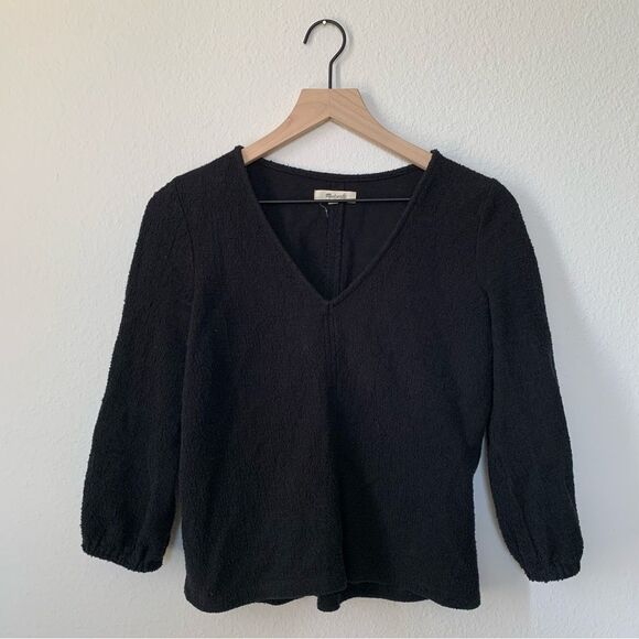 Madewell Tops - Madewell 100% Cotton V Neck 3/4 Longsleeve